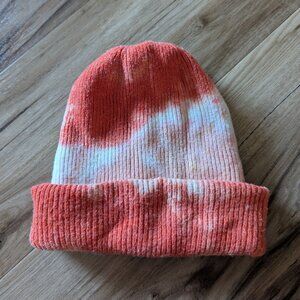 Wild Fable Pink Tie-Dye Beanie Knit Hat, OSFM